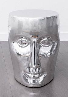 Philippe Starck for XO "Bonze Head" Silver Stool