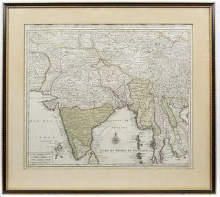 Map, Carte Des Indes Orientales, 1792.