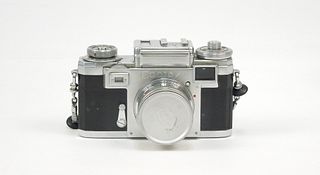 Contax IIIa Rangefinder Camera with 4 Lenses.