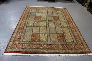 Vintage and Finely Woven Handmade Carpet.