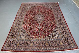 Vintage and Fine Quality Roomsize Handmade Carpet.