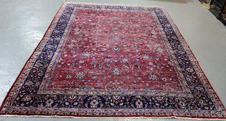 Fine Quality Handmade Roomsize Sarouk Carpet.