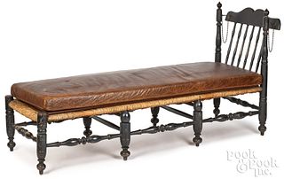Pennsylvania William and Mary daybed, mid 18th c.