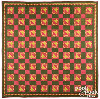 Pennsylvania basket patchwork quilt, late 19th c.