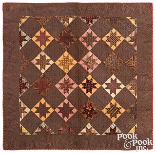 Pennsylvania star patchwork youth quilt