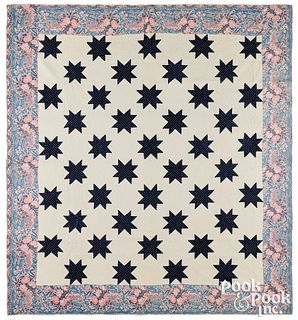 Pennsylvania star variant patchwork quilt, 19th c.