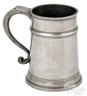 New York, New York pewter quart mug, ca. 1775
