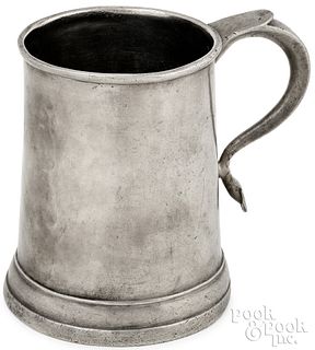 Boston, Massachusetts pewter pint mug, ca. 1750