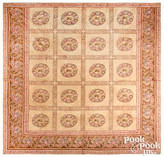 Early Broderie Perse quilt