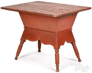Pennsylvania painted doughbox table, early 19th c.