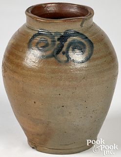 Stoneware ovoid jar, ca. 1800
