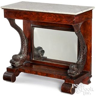 New York Classical mahogany pier table, ca. 1830