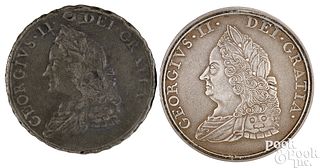 1757 George II Indian Peace medal (restrike)