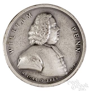 1775 William Penn memorial medal (restrike)