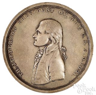 1801 TH. Jefferson Indian Peace medal (restrike)