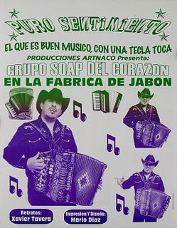 Xavier Tavera Grupo Soap Del Corazon Poster 2006