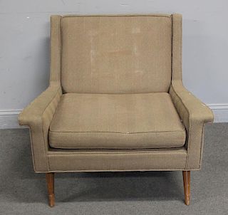Midcentury Upholstered Lounge Chair.