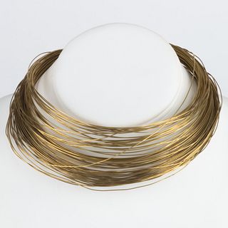 Gold Torque Necklace