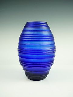 Miranda Ocean Blue Globe Vase