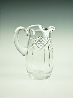 Waterford Crystal Glass Martini Pitcher with Ice Lip