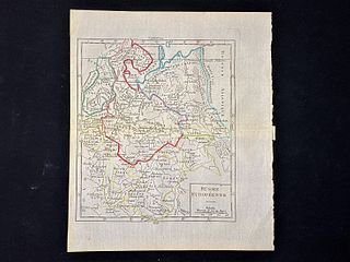 1810 Published,Ancient Russia map,by Auguste Delalain