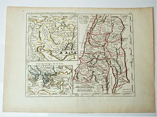 Antique Map 1780/1781 map by Jean Nolin