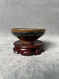 A Song Dynasty Black Glazed Tea Bowl