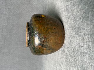 A Huairen Kiln Iron-Rust Glazed Jar