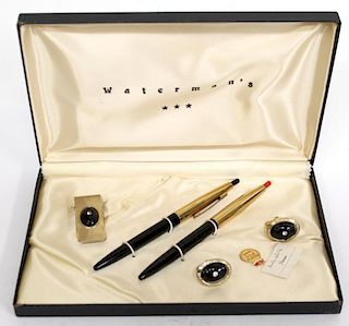 Waterman's Gold-Plated Pen Set