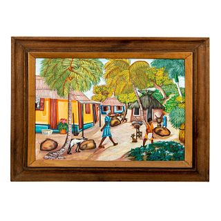 Lieo Paule Jeovan Cap Haitian Oil Painting on Canvas