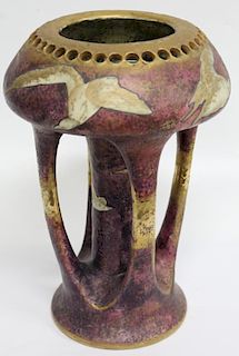 Austrian Amphora Art Nouveau Pottery Vase