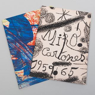 Joan Miró (1893-1983): Cartones; and Miro 1959-61