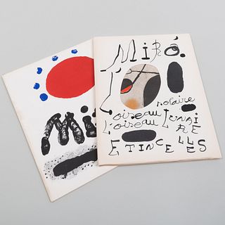 Joan Miró (1893-1983): Oseau Solaire, Oiseau lunaire, Etincelles; and Recent Paintings