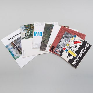 Group of Eight Jean-Paul Riopelle Exhibition Catalogues 