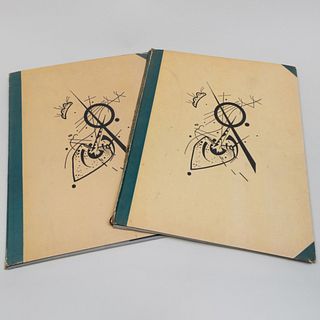 Wassily Kandinsky (1866-1944): Kleine Welten Portfolio Cover: Two Copies