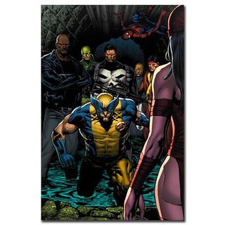 Marvel Comics "Shadowland #4" Numbered Limited Edition Giclee on Canvas by Billy Tan with COA.