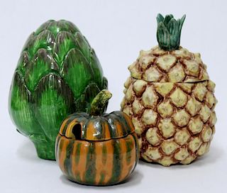 Group of Assorted Ceramic Fruits & Vegetables
