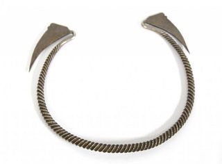 Southeast Asian Silver Twisted Torque Necklace