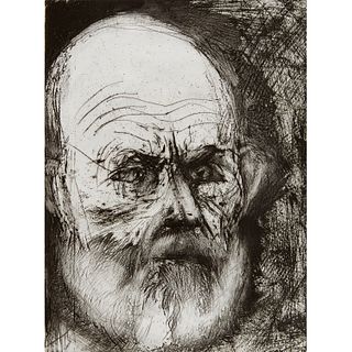 Jim Dine, drypoint color etching, 1998