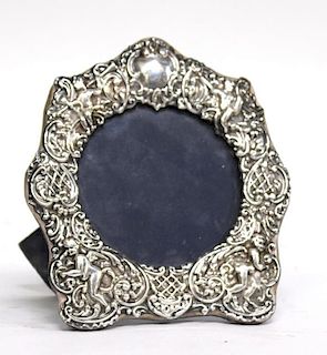 English Sterling Silver Picture Frame