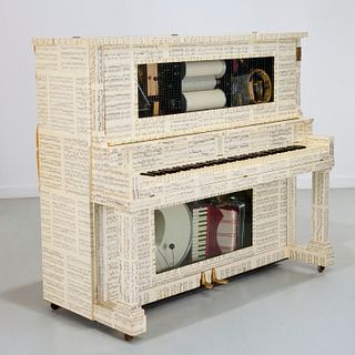 Custom collaged Orchestrion player piano