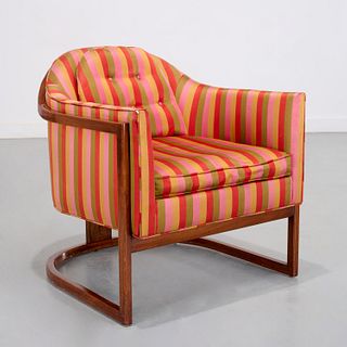 Harvey Probber, modern barrelback chair