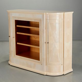 Shagreen veneer cabinet, Peter Marino