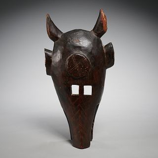 Bamana Peoples, Kore Society hyena mask