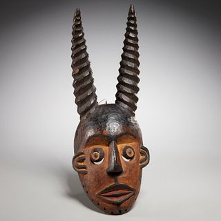 Eastern Pende People, horned mask