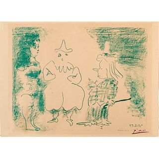 Pablo Picasso (after), signed lithograph, 1957