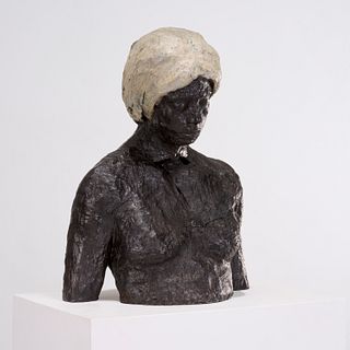 Enrique Celaya (attrib), bronze bust