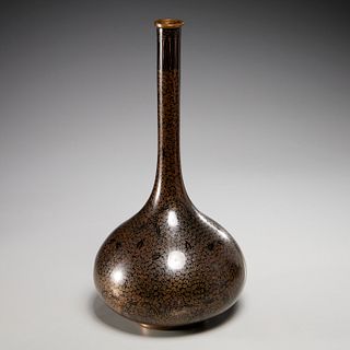 Antique Chinese cloisonne bottle vase