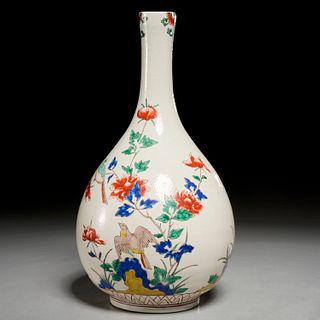 Japanese Arita gosai bottle vase