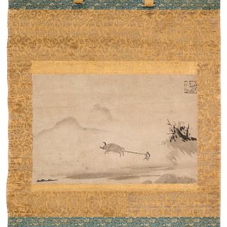 Sesshu Toyo (follower), scroll painting